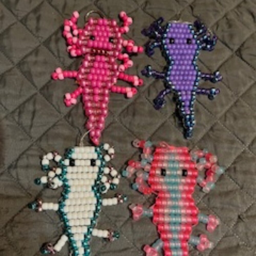 these are beaded keychain
